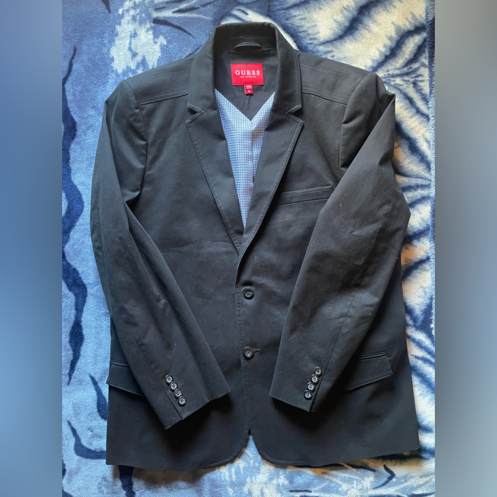 Guess Charcoal Suit Jacket